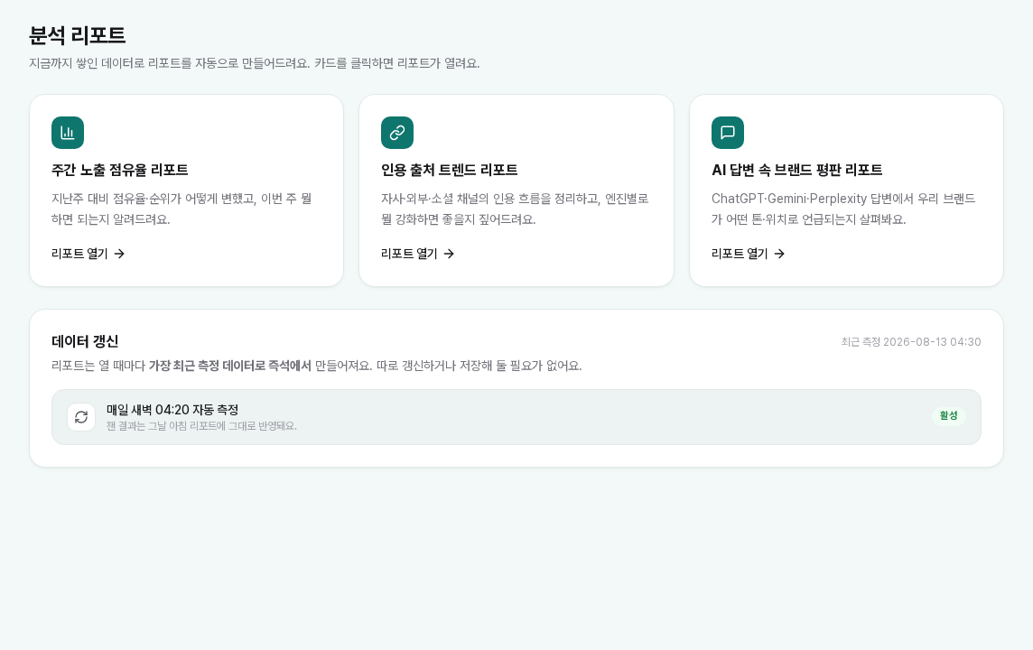 분석 리포트